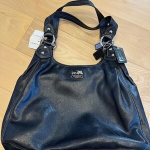 Coach Black Leather Bag